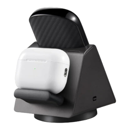 PITAKA MagEZ Slider 2 with 4000mah Power Bank - Compact 3-in-1 Wireless Charger - Forexengineer -Malaysia- 7493554140620-7493554140620+6321116731966