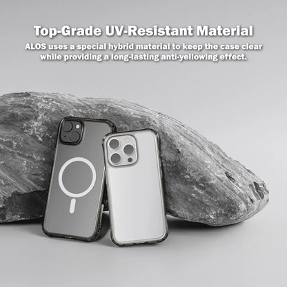 MAGEASY Alos M Anti-Yellowing Contoured Bumper Case for iPhone 15 Series - Magsafe Compatible - Transparent - Forexengineer -Malaysia- 4895241116292-4895241116285-4895241116278-4895241116261