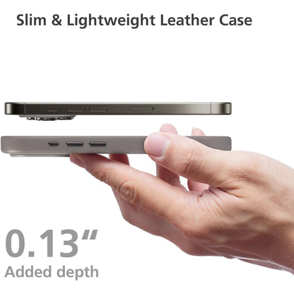 Alto Clop Leather Magnetic Case for iPhone 16 Series - MagSafe Compatible - Forexengineer -Malaysia