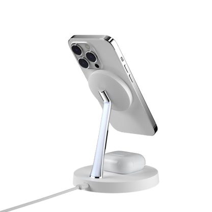 SwitchEasy MagPower 2-in-1 Magnetic Wireless Charger (15W) - White - Forexengineer -Malaysia- 4895241113208