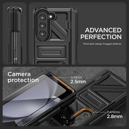 [ONLINE EXCLUSIVE] VRS Design Terra Guard Ultimate Go Series for Samsung Galaxy Z Fold 5 - Matte Black - Forexengineer -Malaysia- 8809919628938