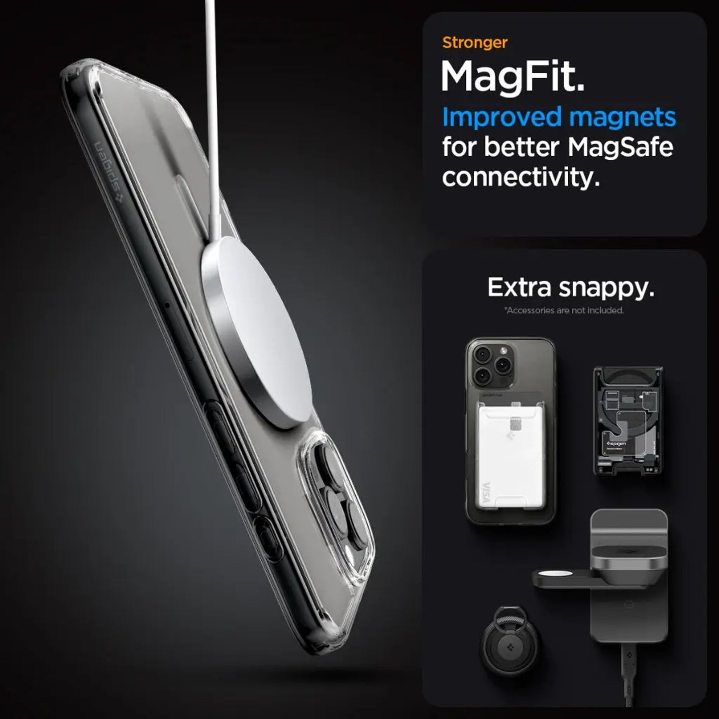 Spigen Ultra Hybrid MagFit for iPhone 16 Series - Magsafe Compatible - Carbon Fiber