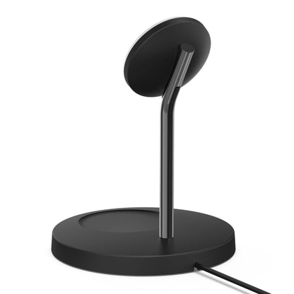 [ONLINE EXCLUSIVE] BELKIN BoostCharge Pro 2-in-1 Wireless Charger Stand with MagSafe 15W - Black - Forexengineer -Malaysia- 745883819126