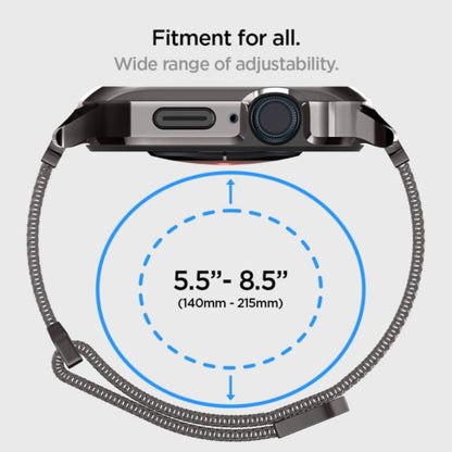 Spigen Watch Band Metal Fit for Apple Watch 49mm / 45mm / 44mm / 42mm - Forexengineer -Malaysia- 8809896751551-8809896752459