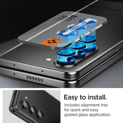 [2 PACK] Spigen Lens Protector Glas.tR EZ Fit Optik Pro for Samsung Galaxy Z Fold 6 / Fold 5 - EZ Fit Tray Included - Forexengineer -Malaysia- 8809971229081-8809896748773