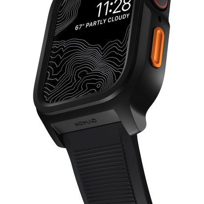 Nomad Rugged Case for Apple Watch 45mm / 44mm Series 9 / 8 / 7 / SE / 6 / 5/ 4 - Black - Forexengineer -Malaysia- 856500013374