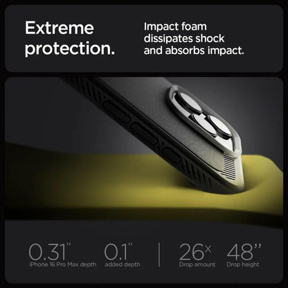 Spigen Rugged Armor MagFit for iPhone 16 Series - MagSafe Compatible - Forexengineer -Malaysia