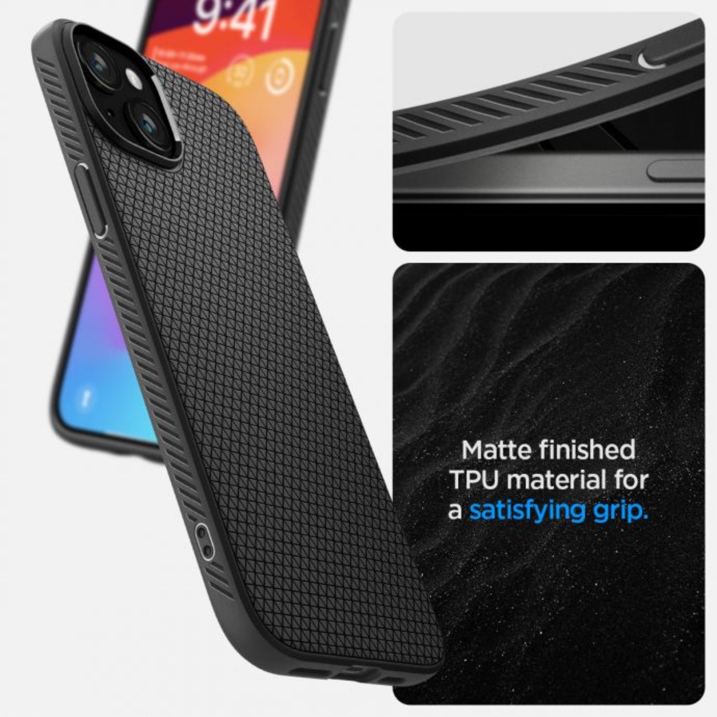 Spigen Liquid Air for iPhone 15 Series - Slim and Grip-friendly