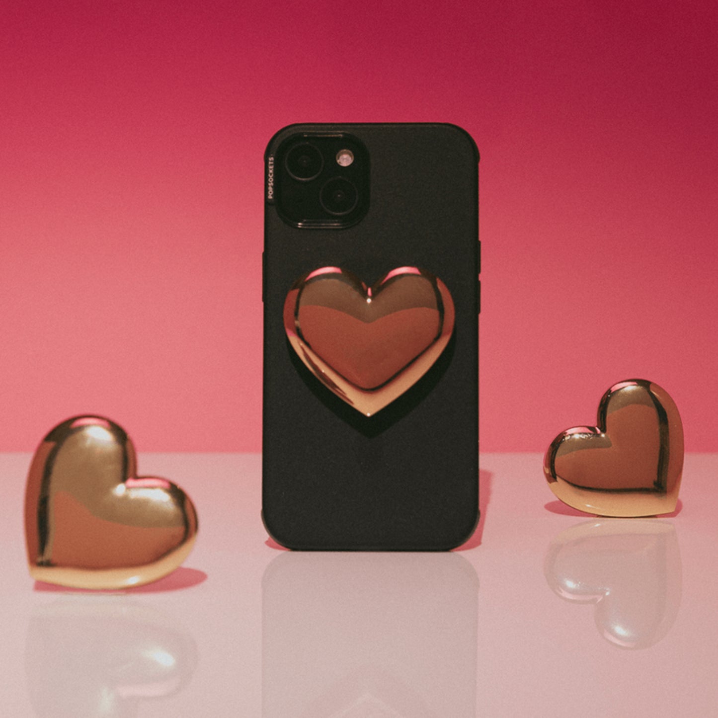 PopSockets Swappable PopGrip Luxe - Heart Of Gold