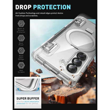 i-Blason Cosmo Pro Case with Built-in Tempered Glass Screen Protector and S Pen Holder for Samsung Galaxy Z Fold 6 - Clear - Forexengineer -Malaysia- 843439147591