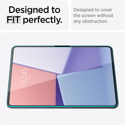Spigen Screen Protector Glas tR Slim HD for iPad Pro 13" / iPad Air 11'' ( 2024 ) M4 - 1 Pack Tempered Glass - Clear - Forexengineer -Malaysia- 8809971227322-8809971227278