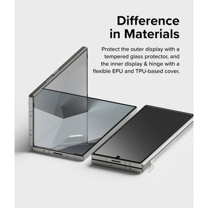 [2 PACK] Ringke 3-in-1 Protector for Samsung Galaxy Z Fold 6 - Cover Display + Inner Display + Hinge - Forexengineer -Malaysia