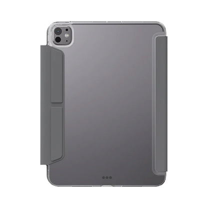 UNIQ Camden Click for iPad Pro 11" / iPad Pro 13" ( 2024 ) M4 Y-Fold Functionality with Stylus Holder - Rhino Grey - Forexengineer -Malaysia- 8886463688892-8886463688854