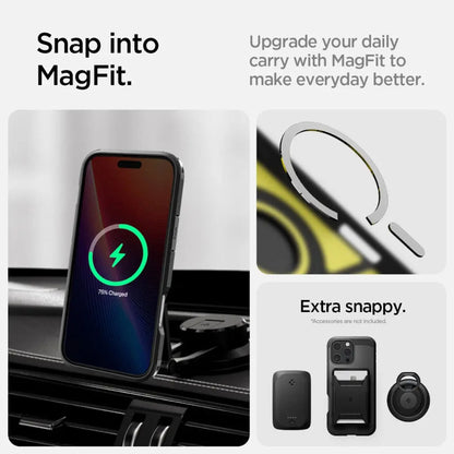 Spigen Tough Armor MagFit for iPhone 16 Series - Build-in Kickstand and MagSafe Compatible - Forexengineer -Malaysia
