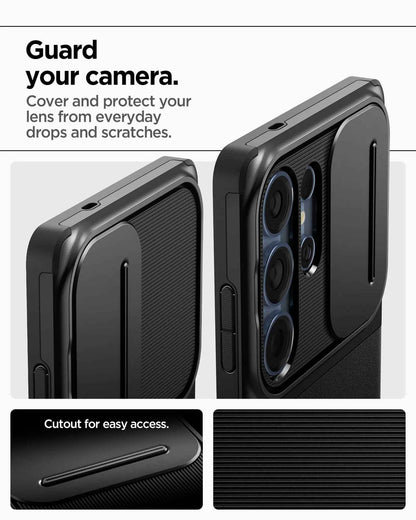 Spigen Optik Armor for Samsung Galaxy S25 Ultra - Case with Camera Protection