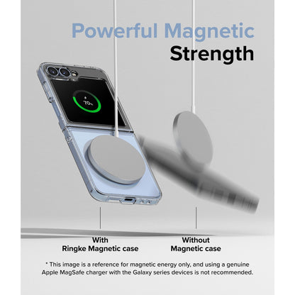 Ringke Fusion Magnetic for Samsung Galaxy Z Flip 6 - MagSafe Compatible - Clear - Forexengineer -Malaysia- 8809961787034