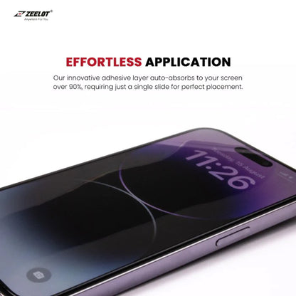 ZEELOT SOLIDsleek Tempered Glass Screen Protector for iPhone 15 Series - Retina Clear - Forexengineer -Malaysia- 4891011517542-4891011517535-4891011517528-4891011517511