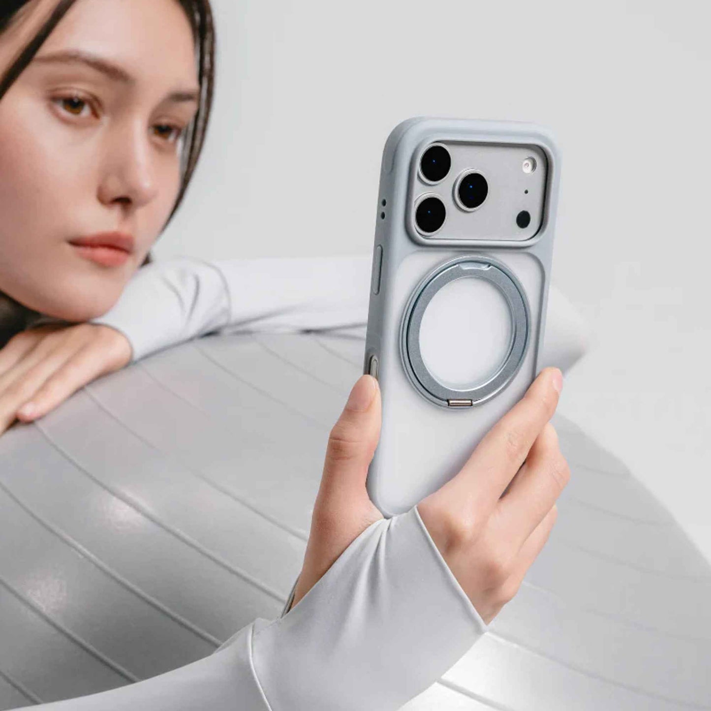 MAGEASY Magstand 360 M Magsafe for iPhone 17 Series - Rotating Ring Phone Stand