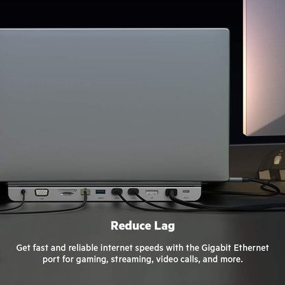 [ONLINE EXCLUSIVE] BELKIN Connect USB-C 11-in-1 Multiport Dock PD100W HDMI 4K VGA 1080P - Forexengineer -Malaysia- 745883819843