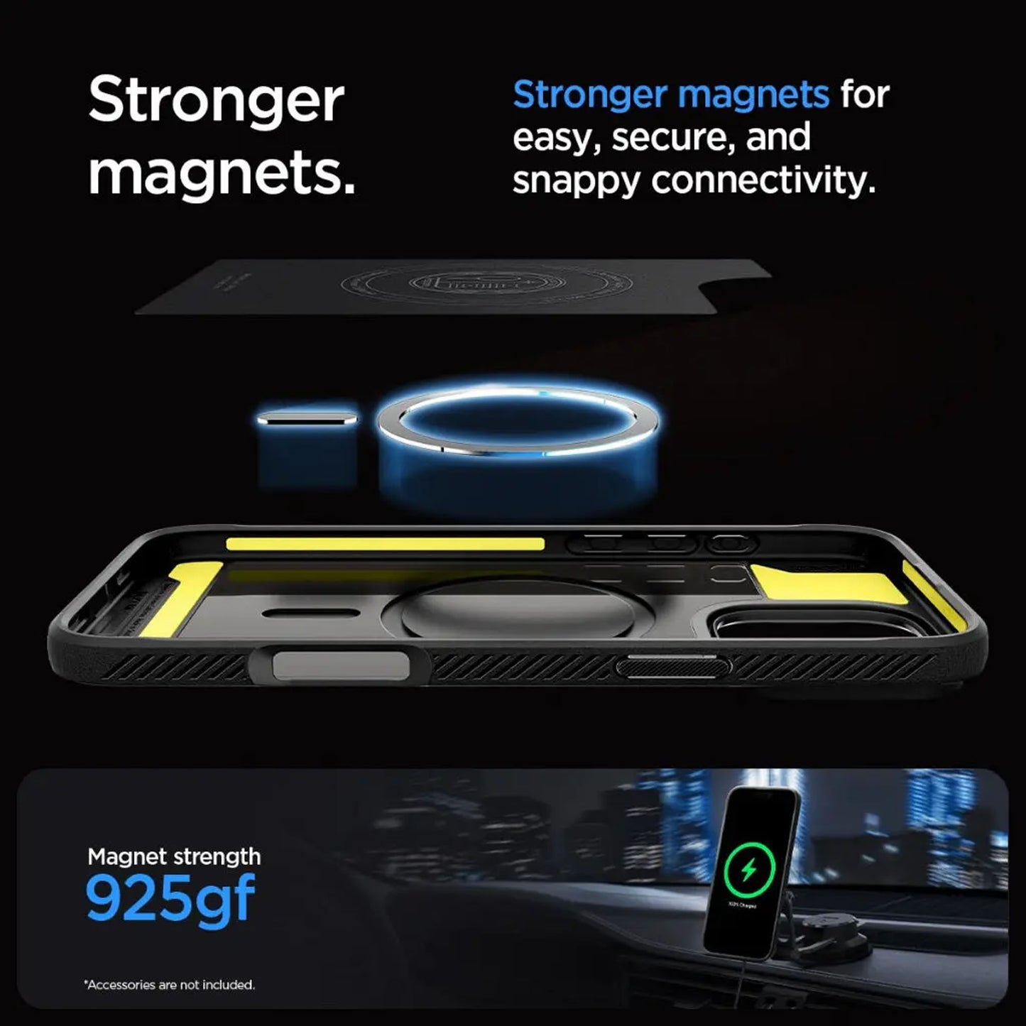 Spigen Rugged Armor MagFit for iPhone 16 Series - MagSafe Compatible