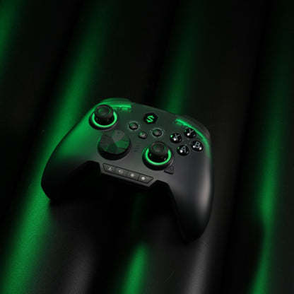 Black Shark Green Ghost Gamepad 1000Hz Polling Rate with RGB Light Joystick - Forexengineer -Malaysia- 6975498360322