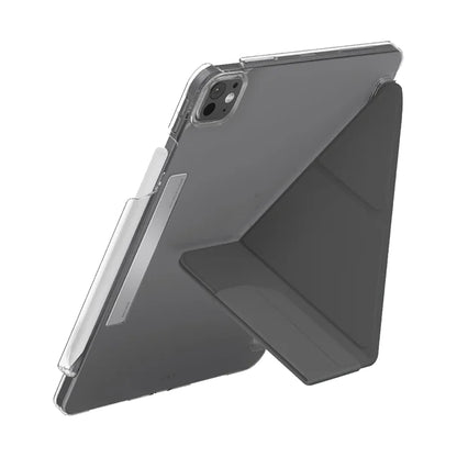 UNIQ Camden Click for iPad Pro 11" / iPad Pro 13" ( 2024 ) M4 Y-Fold Functionality with Stylus Holder - Rhino Grey - Forexengineer -Malaysia- 8886463688892-8886463688854