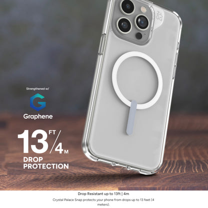 ZAGG Crystal Palace Snap for iPhone 15 Series - Magsafe Compatible - Clear - Forexengineer -Malaysia- 840056193529-840056193512-840056193505-840056193499