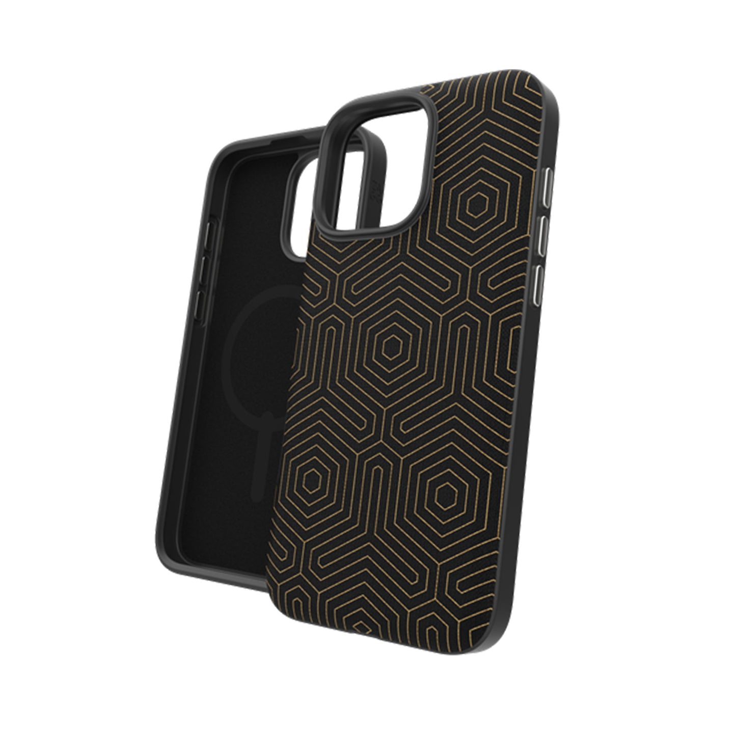 ZAGG London Snap Case for iPhone 16 Pro Max - With Stylish Fabric Exterior and Magsafe Compatible