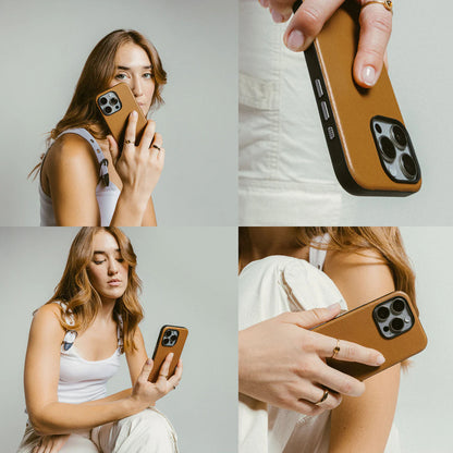 Nomad Modern Leather Case for iPhone 16 Series - MagSafe Compatible - Forexengineer -Malaysia