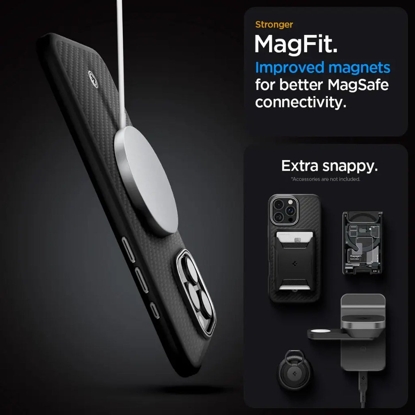 Spigen Enzo Aramid MagFit for iPhone 16 Series - MagSafe Compatible