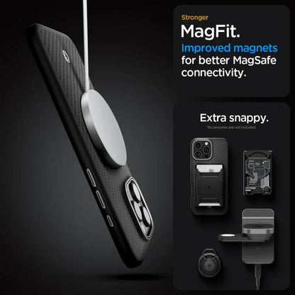 Spigen Enzo Aramid MagFit for iPhone 16 Series - MagSafe Compatible - Forexengineer -Malaysia