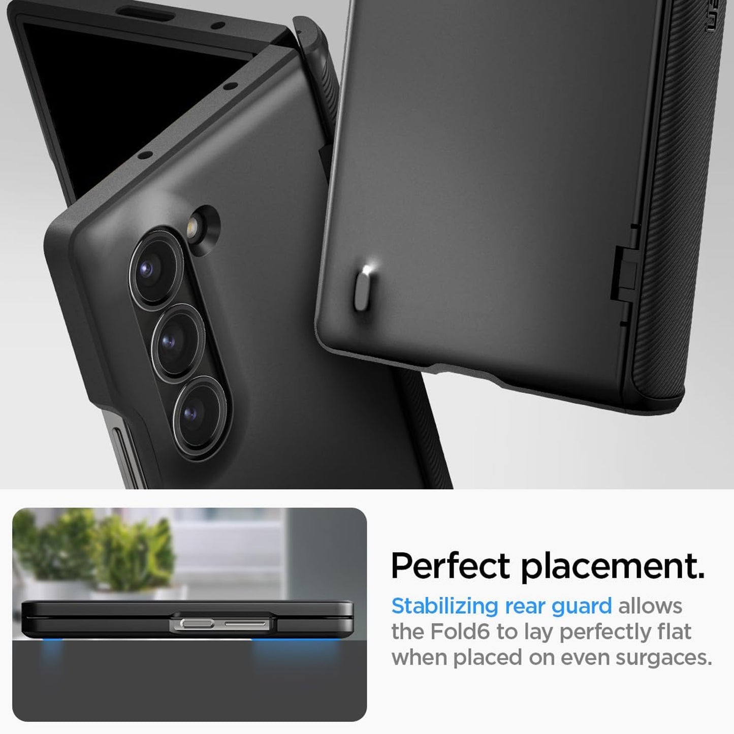 Spigen Slim Armor Pro  for Samsung Galaxy Z Fold 6 - Smooth Hinge and Drop Protection