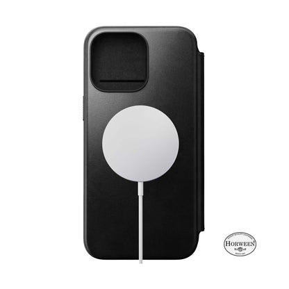 Nomad Modern Horween Leather Folio Case for iPhone 15 Series - Magsafe Compatible - Forexengineer -Malaysia- 856500016351-856500016306-856500016313-856500016269
