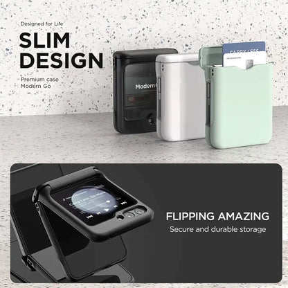 [ONLINE EXCLUSIVE] VRS Design Terra Guard Modern Go for Samsung Galaxy Z Flip 5 - Clear - Forexengineer -Malaysia- 8809919629003
