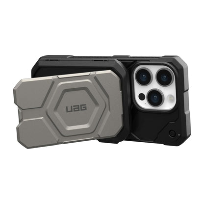 UAG Magnetic Wallet with Stand - Protects up to 3 Cards RFID Block - Black/Titanium - Forexengineer -Malaysia- 840283912191