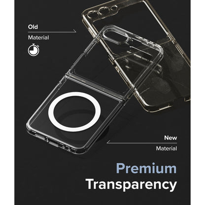 Ringke Fusion Magnetic for Samsung Galaxy Z Flip 6 - MagSafe Compatible - Clear - Forexengineer -Malaysia- 8809961787034