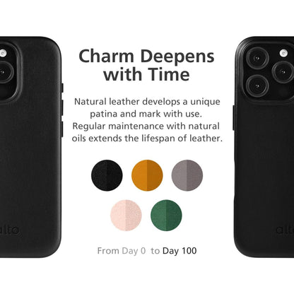 Alto Clop Leather Magnetic Case for iPhone 16 Series - MagSafe Compatible - Forexengineer -Malaysia