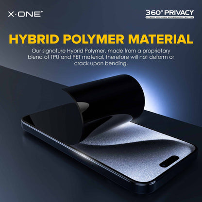 X.One 360° Anti Peeping Privacy Matte Screen Protector  for iPhone 15 / 14 / 13 / 12 Series - Forexengineer -Malaysia- 656575555593-656575555595-656575555597-656575555594-656575555589-656575555584-656575555583-656575555581-656575555572-656575555574
