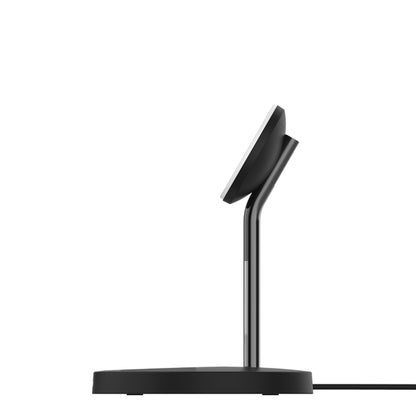 [ONLINE EXCLUSIVE] BELKIN BoostCharge Pro 2-in-1 Wireless Charger Stand with MagSafe 15W - Black - Forexengineer -Malaysia- 745883819126