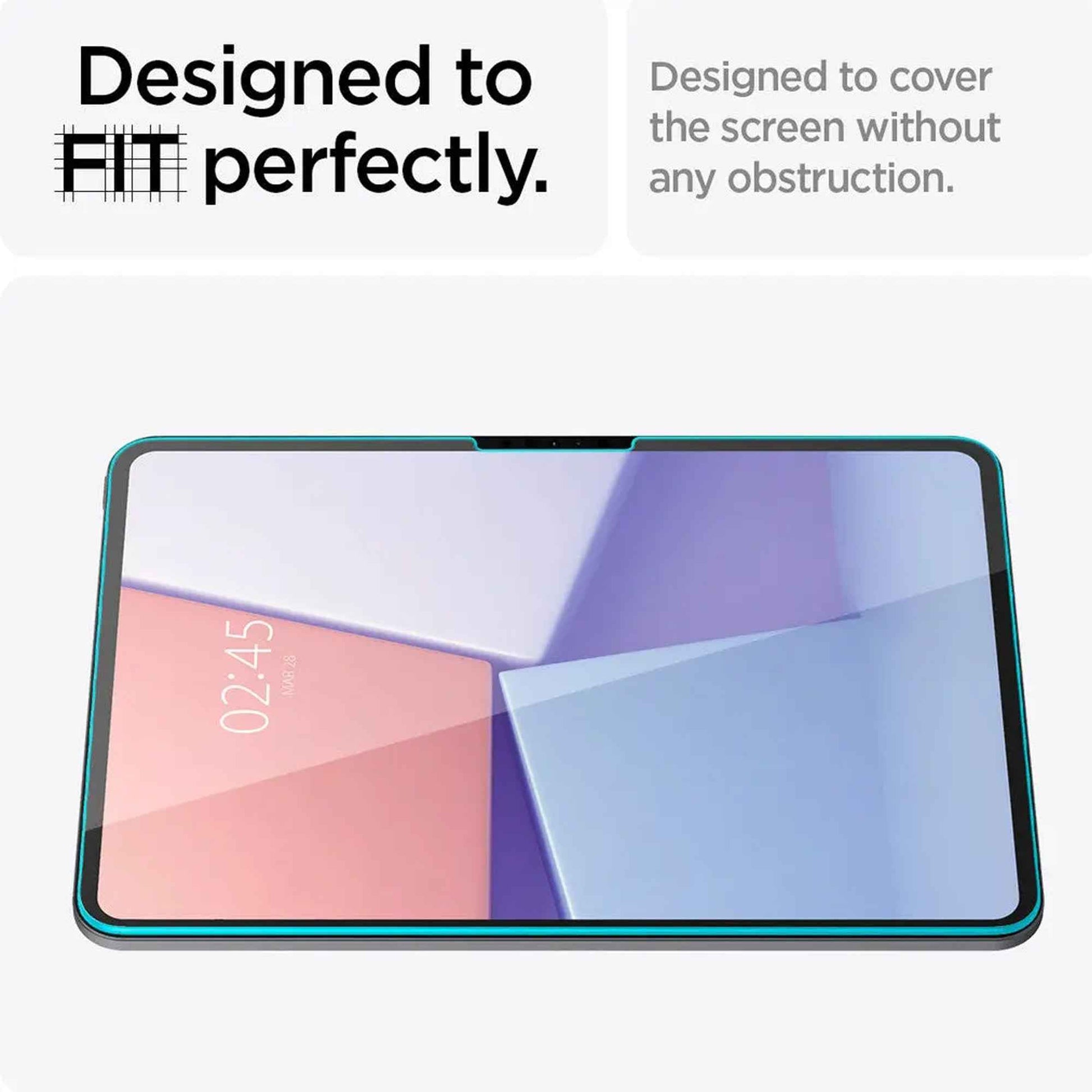 Spigen Glas.tR EZ Fit Screen Protector for iPad Pro 11" M4 / M5 ( 2025 / 2025 ) with Auto-Alignment Installation Tray