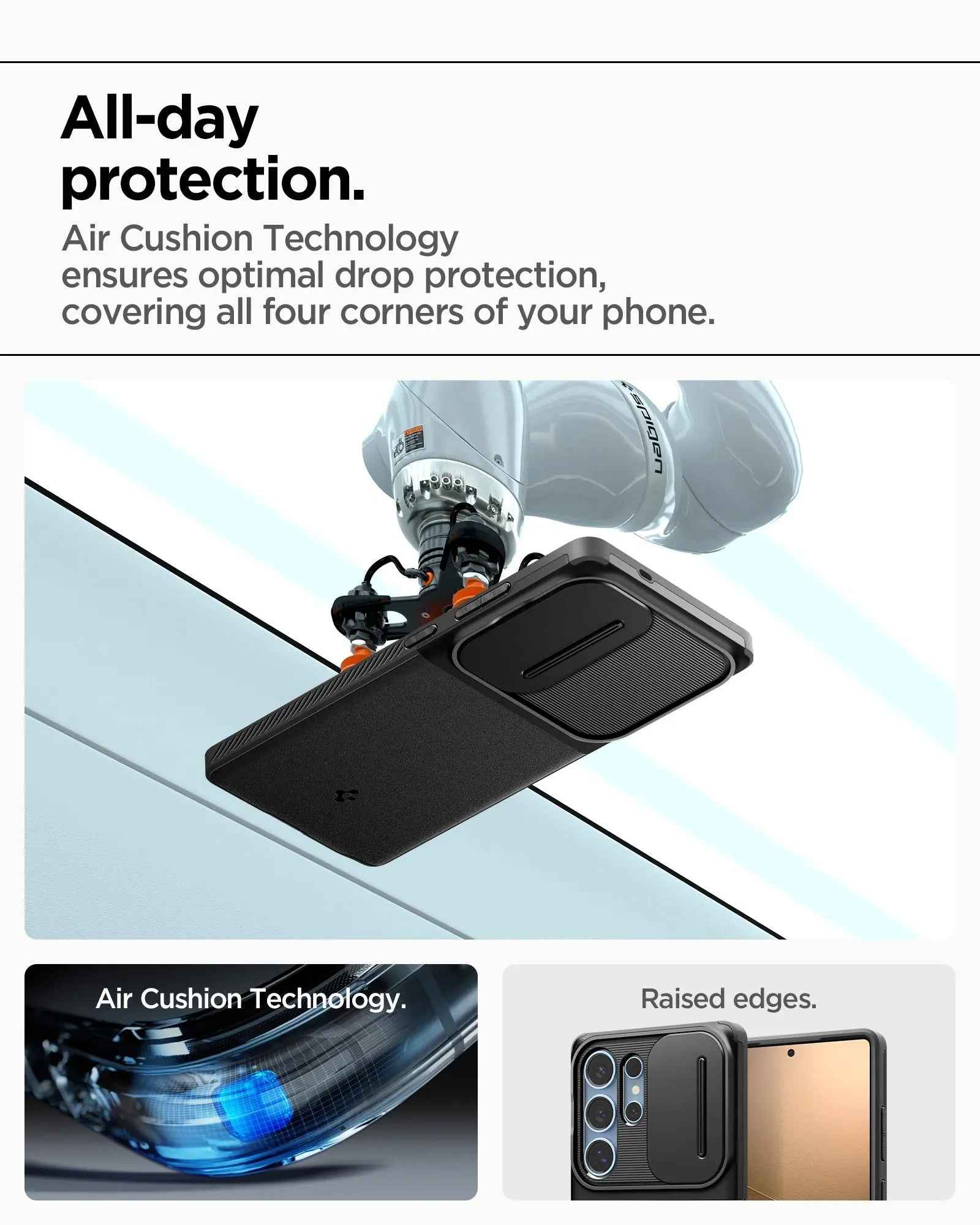 Spigen Optik Armor for Samsung Galaxy S25 Ultra - Case with Camera Protection