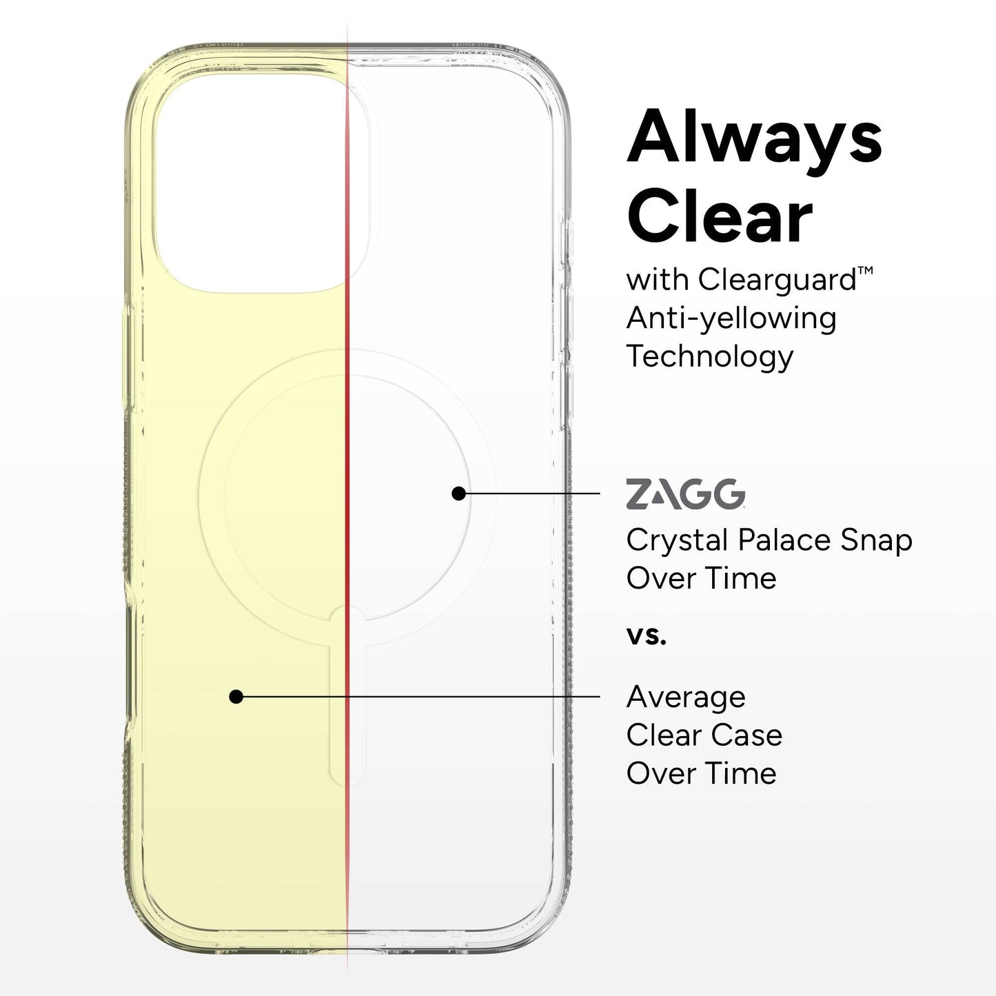 ZAGG Crystal Palace Snap for iPhone 16 Series - Magsafe Compatible