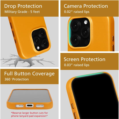 Alto Clop Leather Magnetic Case for iPhone 16 Series - MagSafe Compatible - Forexengineer -Malaysia
