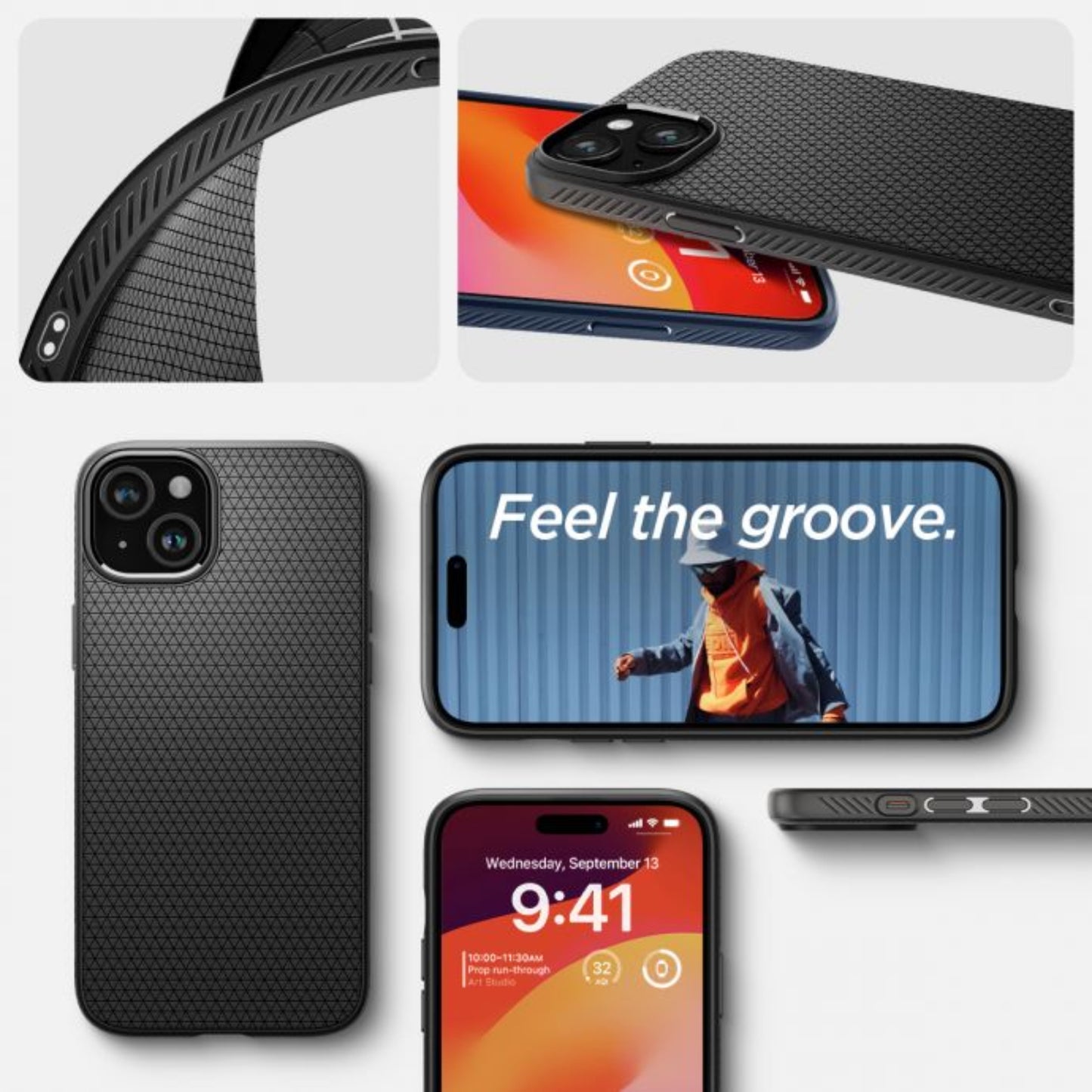 Spigen Liquid Air for iPhone 15 Series - Slim and Grip-friendly