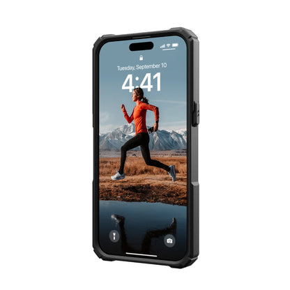 UAG Plasma XTE for iPhone 15 Series - MagSafe Compatible with Kickstand -  Black/Orange - Forexengineer -Malaysia- 840283912054-840283912061