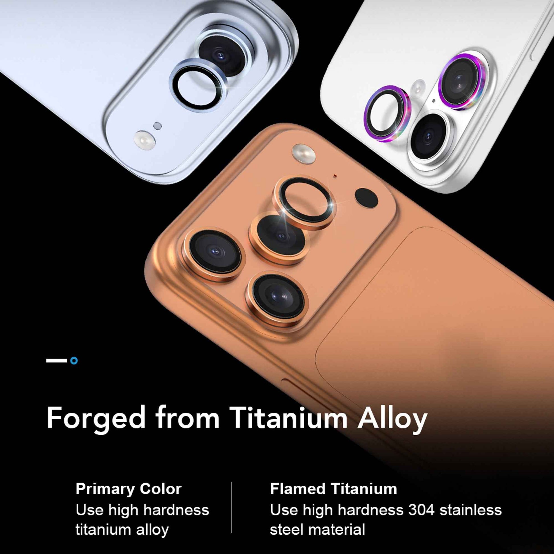Hoda Sapphire Lens Protector for iPhone 17 Pro Max / 17 Pro with Helper