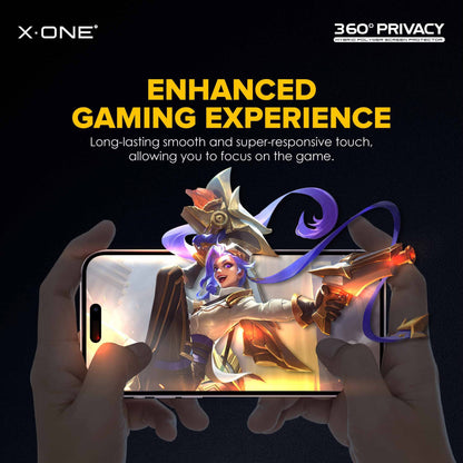 X.One 360° Anti Peeping Privacy Matte Screen Protector  for iPhone 15 / 14 / 13 / 12 Series - Forexengineer -Malaysia- 656575555593-656575555595-656575555597-656575555594-656575555589-656575555584-656575555583-656575555581-656575555572-656575555574