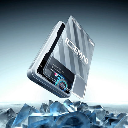 Sharge ICEMAG 10,000mAh 20W Magsafe & Qi Wireless Supported Power Bank with Active Cooling  - White - Forexengineer -Malaysia- 6973154658936