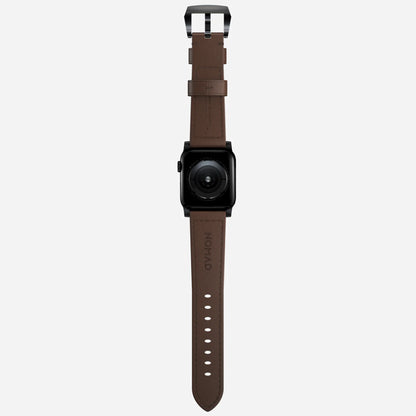 NOMAD Traditional Leather Band for Apple Watch Ultra 2/1 & all previous versions - Forexengineer -Malaysia- 856504004682-856504004675-855848007915