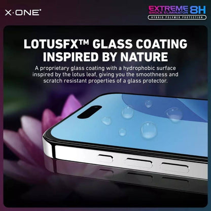 X.One Extreme Shock Eliminator 8H (5th Generation) for iPhone 16 Series - Clear HD - Forexengineer -Malaysia